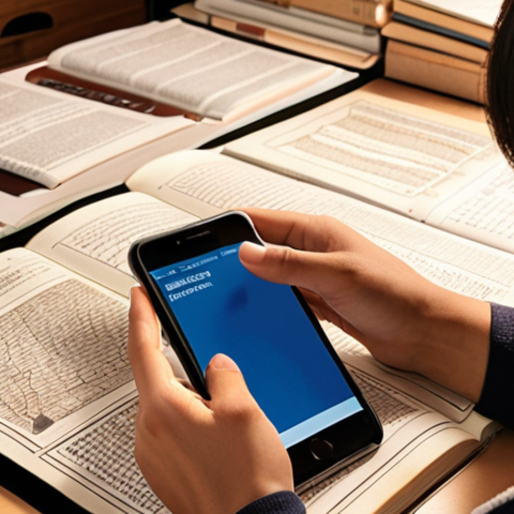 **

A student intensely studying architectural evaluation exam materials, surrounded by textbooks, past papers, and a smartphone displaying a study app. The scene should convey focus and determination, with soft, warm lighting. Japanese text visible on the materials.

**