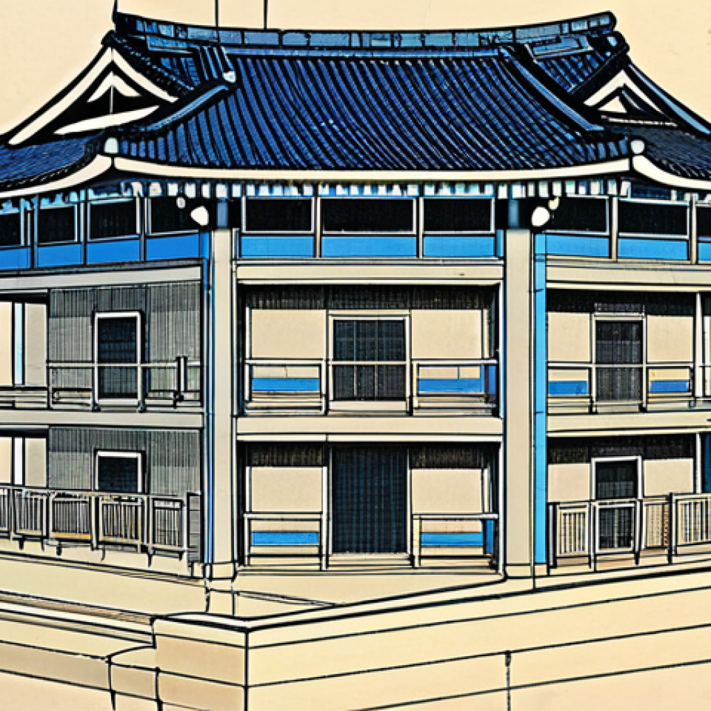 **

A blueprint-style illustration of building regulations in Japan. Feature key legal concepts like the Building Standards Act, City Planning Act, and Civil Code depicted as interconnected gears and architectural elements. Focus on the harmonious relationship between law and construction. Japanese text annotations.

**