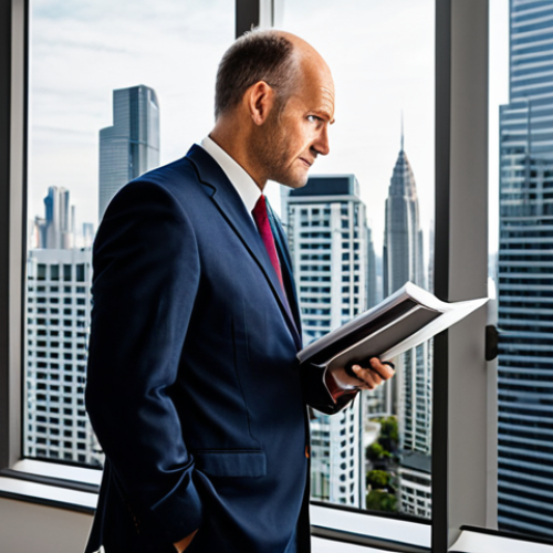 **

"A professional real estate appraiser, fully clothed in appropriate attire, examining a property in a modern city. The background includes skyscrapers and bustling streets. Focus on detail and accuracy, highlighting the appraiser's expertise. Safe for work, appropriate content, professional, perfect anatomy, natural pose, high quality."

**