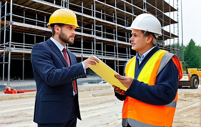 Early Career - On-Site Training**

"A young, eager building appraiser, fully clothed in professional attire, observing a senior appraiser inspecting a building exterior. The scene is a construction site with scaffolding and various building materials visible. Focus on the apprentice's attentiveness and the mentor's guidance. Safe for work, appropriate content, well-lit, professional, perfect anatomy, natural pose, realistic rendering."

**