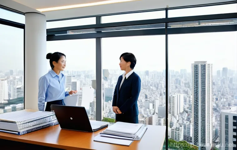 건축평가사와 유사한 직업 비교 - **Prompt 1: On-site Observation in a Japanese Neighborhood**
    "A highly focused and professional ...